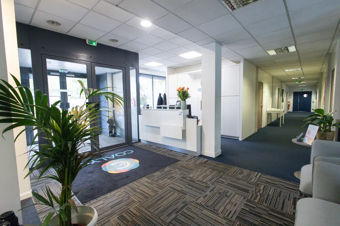 Open-space de coworking chez Coalyo
